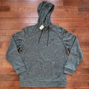NWT Men's Under Armour Gray Fleece Twist Hoodie